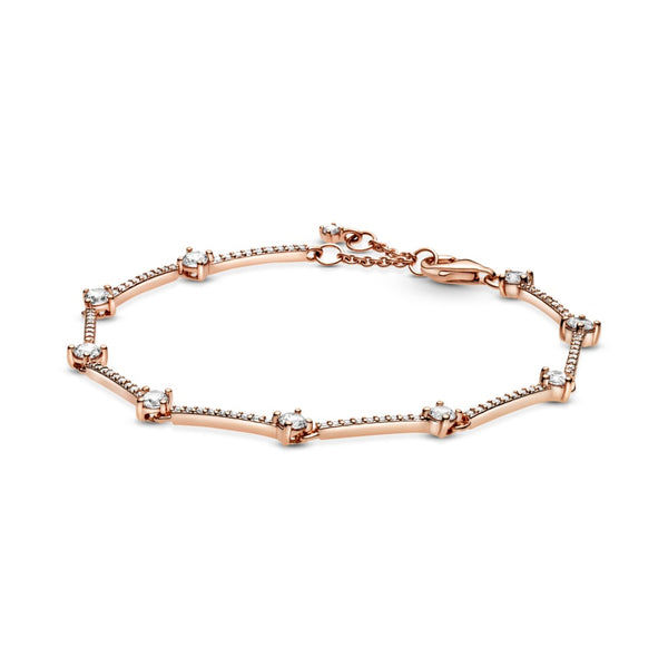 Graziella Sparkling Pave Bars Bracelet