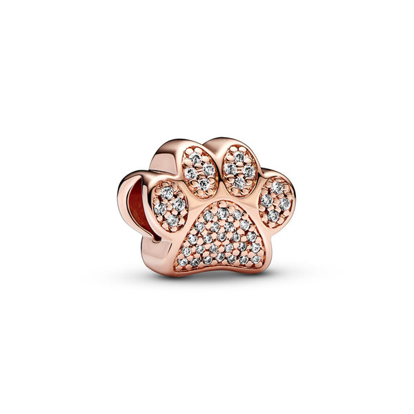 graziella Sparkling Paw Print Charm