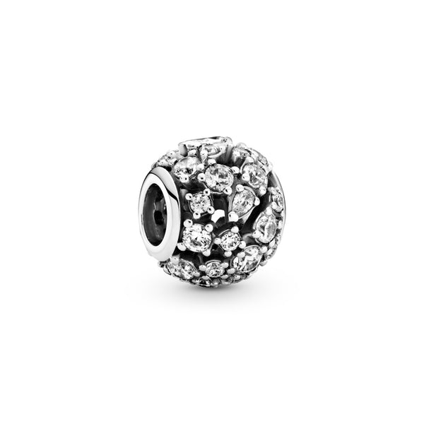 graziella Sparkling Round Openwork Charm