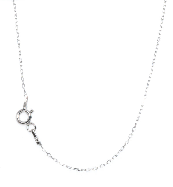 graziella Sterling Silver 18" 0.5mm Rolo Chain