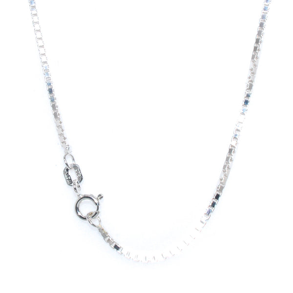 graziella Sterling Silver 22" 1.5mm Box Chain