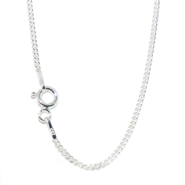 graziella Sterling Silver 22"1.5mm Curb Link Chain