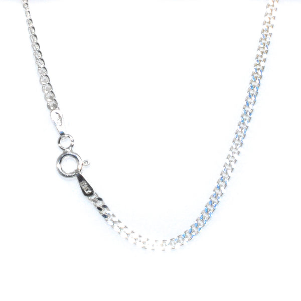 graziella Sterling Silver 24" 2MM Curb Chain