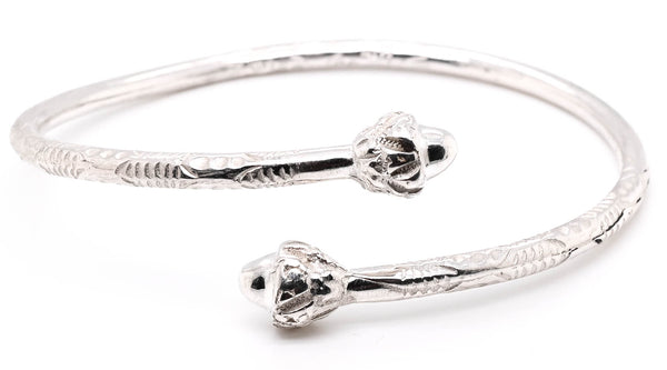 Graziella Sterling Silver 3mm Solid Bangle