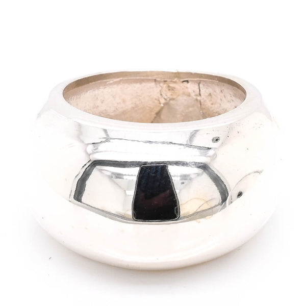 graziella Sterling Silver Big Dome Ring