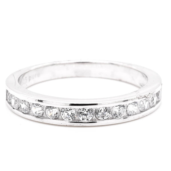 graziella Sterling Silver Round Brilliant C.Z Ring graziella Sterling Silver Round Brilliant C.Z Ring