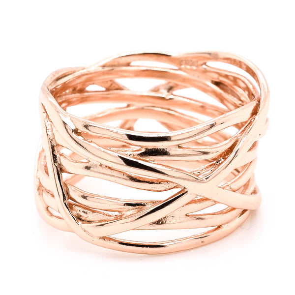 graziella Sterling Silver Thick Band