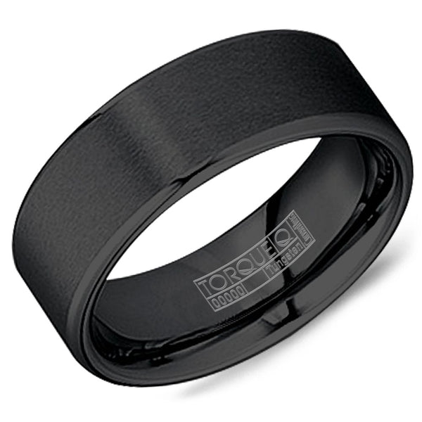 graziella Torque Black Tungsten Carbide Ring