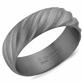 graziella Torque Tantalum Wedding Band