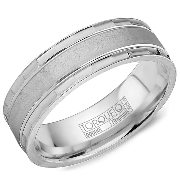 graziella Torque Titanium Grey Ring