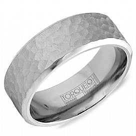 graziella Torque Titanium Wedding Band
