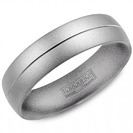 graziella Torque Titanium Wedding Band