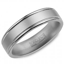 graziella Torque Titanium Wedding Band