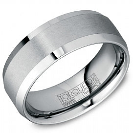 graziella Torque Tungsten Wedding Band