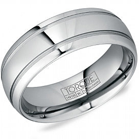 graziella Torque Tungsten Wedding Band