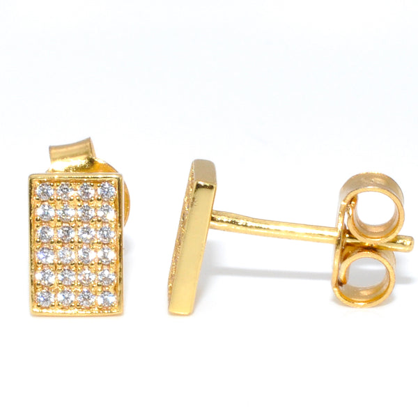 graziella Waterford Sterling Silver C.Z. Earrings
