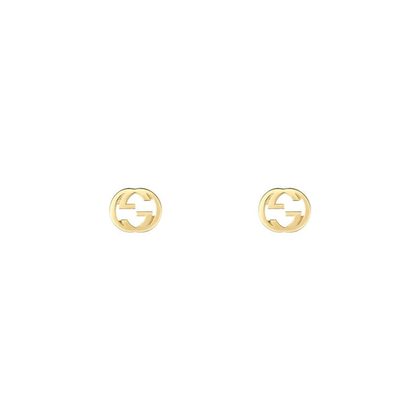 graziella Gucci 18KT Yellow Gold Interlocking G Earrings