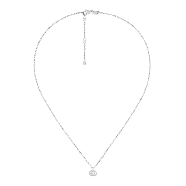 graziella Gucci GG Running 18k Necklace in white gold