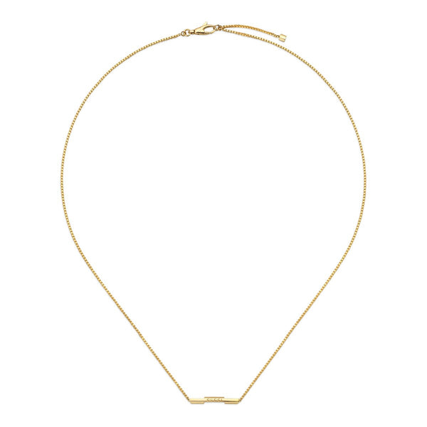 graziella Gucci Link to Love necklace with 'Gucci' bar