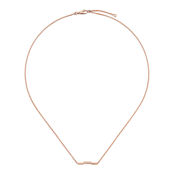 graziella Gucci Link to Love necklace with 'Gucci' bar
