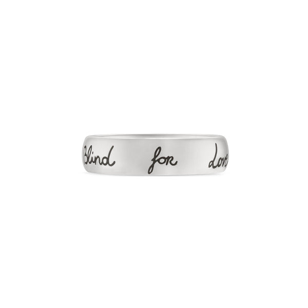 graziella Gucci Sterling Silver Blind For Love Ring