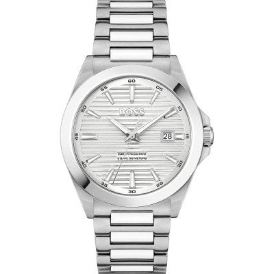 graziella Hugo Boss Groove-Dial Quartz Watch and leather card holder Gift Set