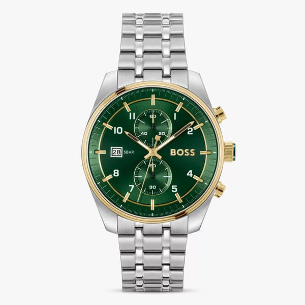 graziella Hugo Boss Skytraveller 44mm Chronograph Quartz Watch. 1514195