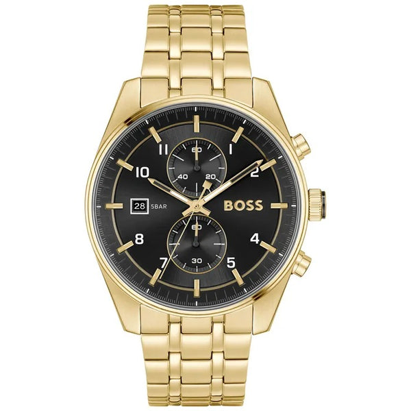 graziella Hugo Boss Skytraveller 44mm Chronograph Quartz Watch. 1514152