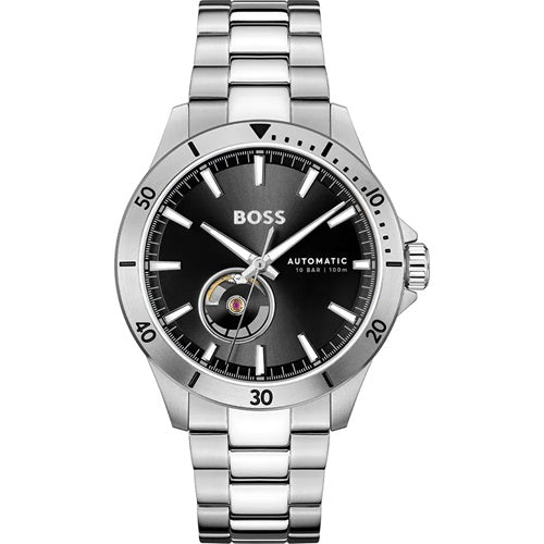 graziella Hugo Boss Troper 44mm Automatic Watch.1514202