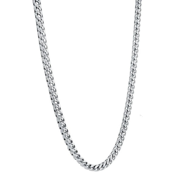 graziella Italgem Steel 24" 6mm Round Franco Link Chain