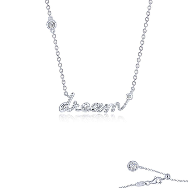 graziella Lafonn Sterling Silver 20" C.Z "Dream" Necklace