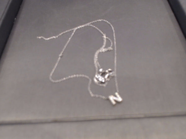 graziella Lafonn Sterling Silver 20" Letter "N" Initial Necklace