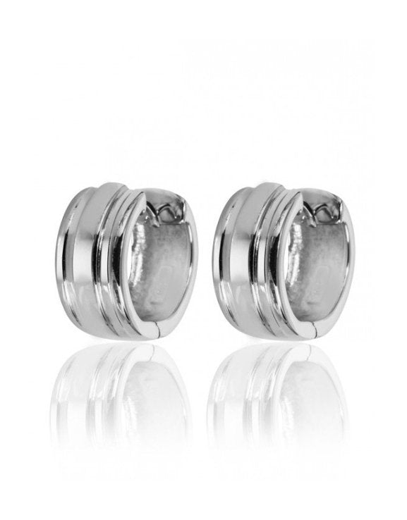 graziella Larus Sterling Silver 10MM Huggies Earrings