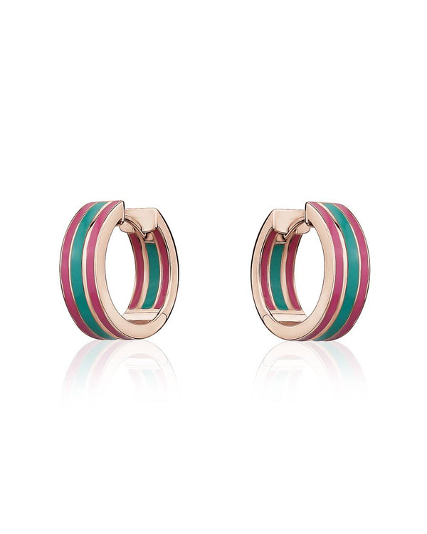 graziella Larus Sterling Silver 15mm Huggies Earrings