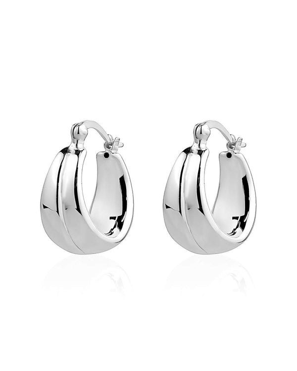 graziella Larus Sterling Silver Electroform Earrings