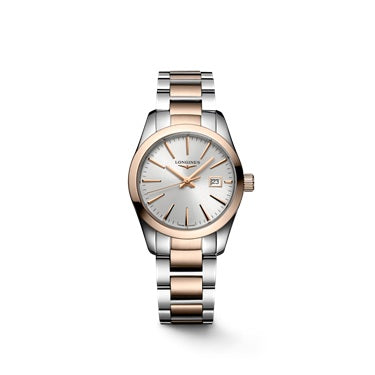 graziella Longines Conquest Classique 29.5mm Swiss Quartz Watch. L2.286.3.72.7