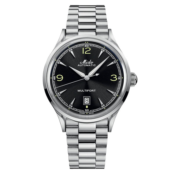 graziella Mido Multifort Powerwind 40mm Automatic Watch. M040.407.11.057.00