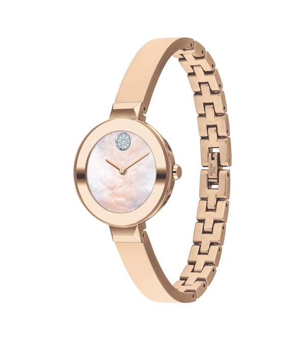 Graziella Movado Bold Bangle 28mm Swiss Quartz Watch. 3600939
