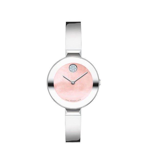 graziella Movado Bold Bangle 28mm Swiss Quartz Watch. 3601178