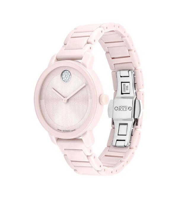Graziella Movado Bold Evolution 2.0 34mm Swiss Quartz Watch. 3601234