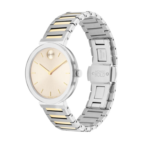 Graziella Movado Bold Horizon 34mm Swiss Quartz Watch. 3601091