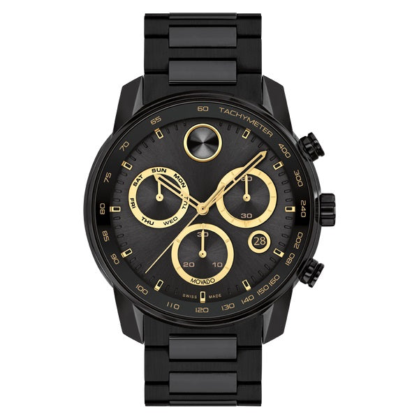 graziella Movado Bold Versa 44mm Swiss Quartz Chronograph Watch. 3600906