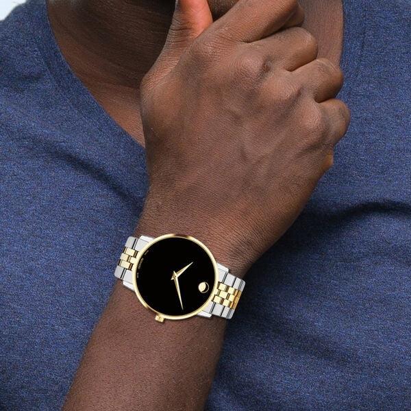 Graziella Movado Museum Classic 40mm Swiss Quartz Watch. 0607200