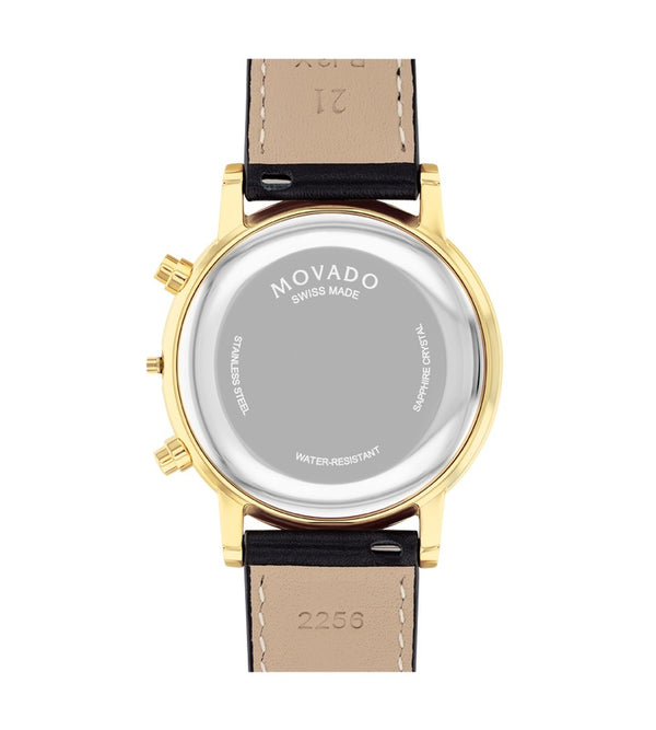 Graziella Movado Museum Classic 42mm Chronograph Quartz Watch. 0607888