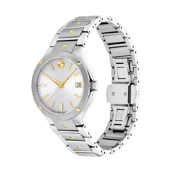 Graziella Movado SE 32mm Dual Finished Stainless Steel Case And Bracelet With Y