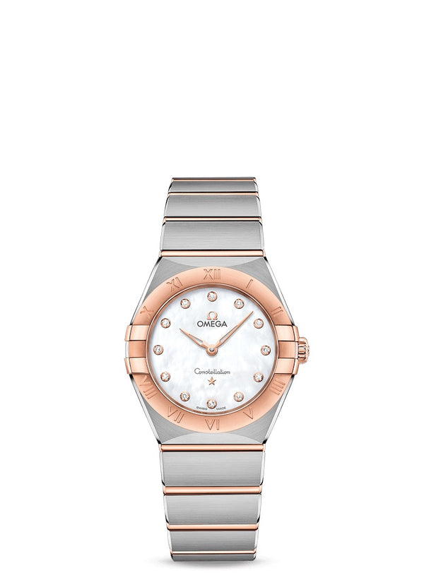 graziella Omega Constellation 28MM Quartz Watch. 131.20.28.60.55.001