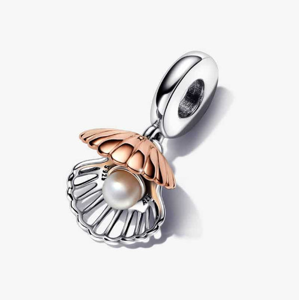 graziella Pandora Club 2023 Seashell & Treated Freshwater Cultured Pearl Dangle Charm