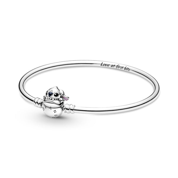 graziella Pandora Moments Disney Stitch Biting Clasp Bangle