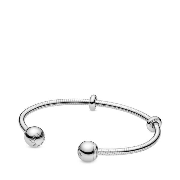 Graziella Pandora Moments Snake Chain Style Open Bangle