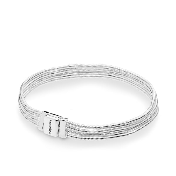 Graziella Pandora Reflexions Multi Snake Chain Bracelet